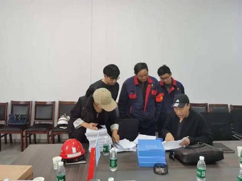 赤峰金通二期電解項目部順利通過赤峰市高新區國慶節前安全、質量...