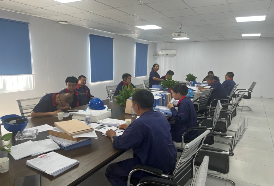 公司開展年度質量、環境、職業健康安全管理體系內審工作